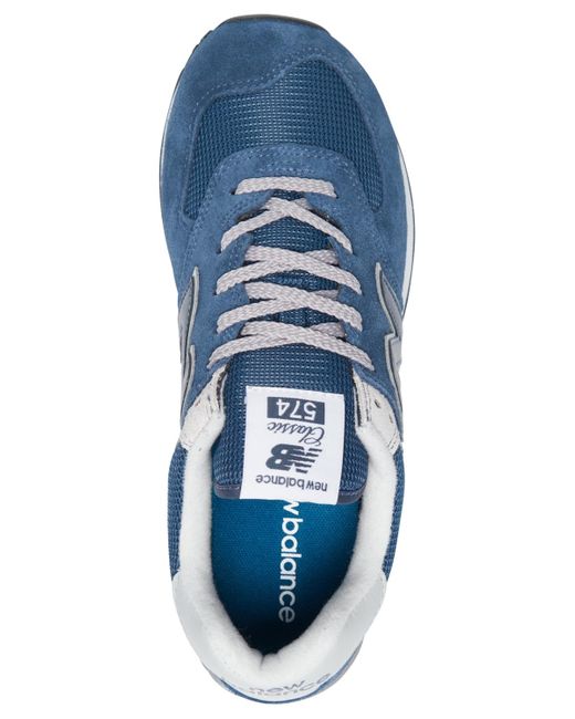 New Balance Blue 574 Casual Sneakers From Finish Line for men