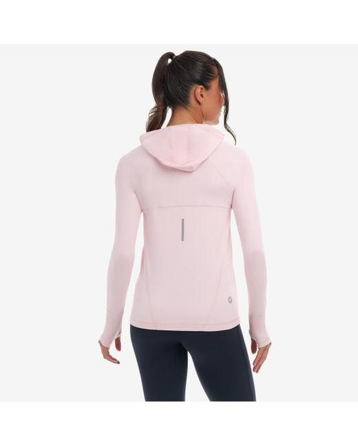 BloqUV Pink Upf 50+ Sun Protective Full Zip Hoodie Jacket