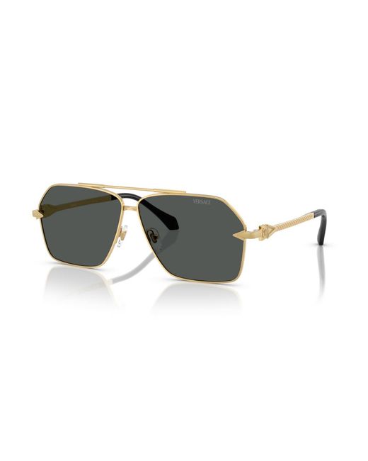 Versace Green Square Sunglasses for men