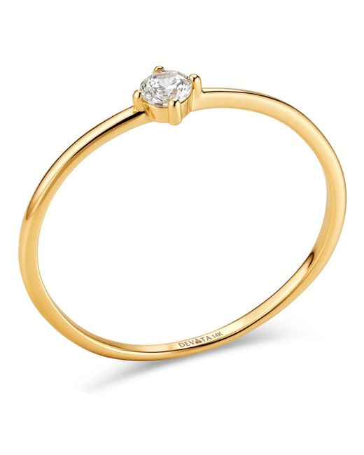 DEVATA White Classic Ring