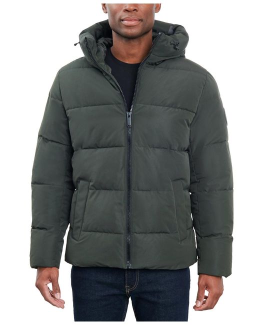 Michael Kors Gray Insulated Polyester Puffer Jacket for men