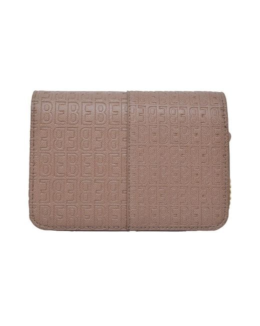Bebe Brown Ailey Emboss Large Crossbody Bag