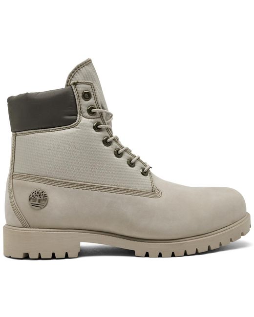 Timberland Gray 6 Inch Heritage Waterproof Boots From Finish Line for men