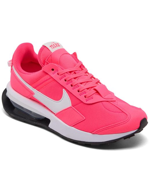 Nike Pink Air Max Pre-day Casual Sneakers From Finish Line