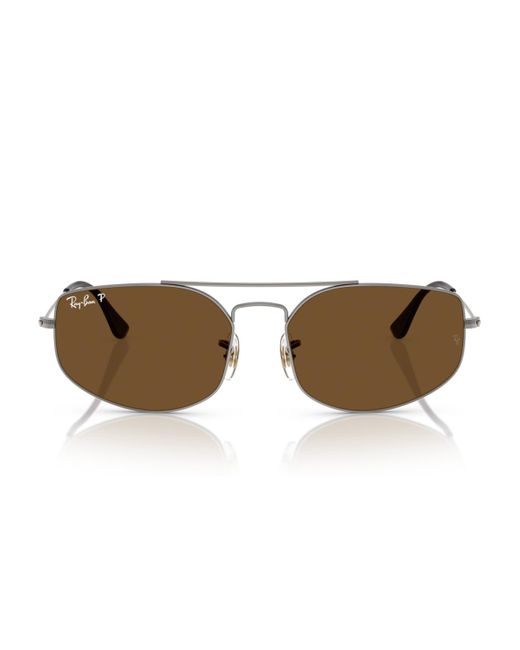 Ray-Ban Brown Polarized Explorer 5 Sunglasses