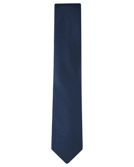 Calvin Klein Blue Silver-spun Solid Tie for men