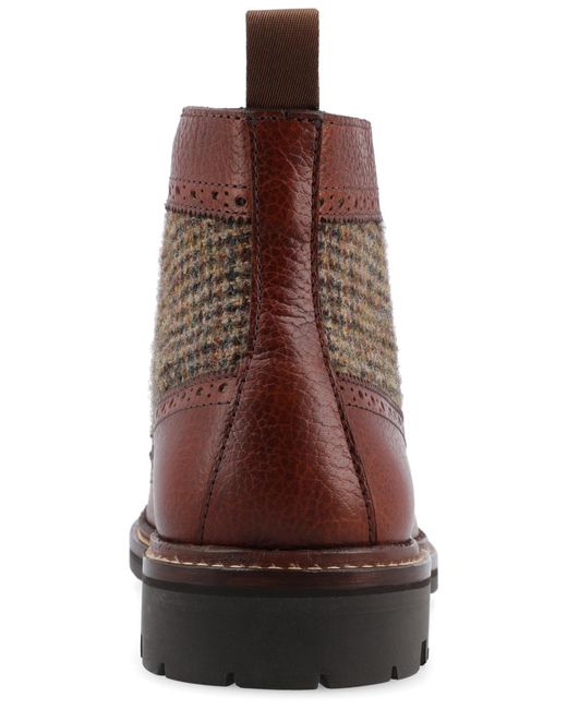 Taft Brown The Boston Longwing Boot for men