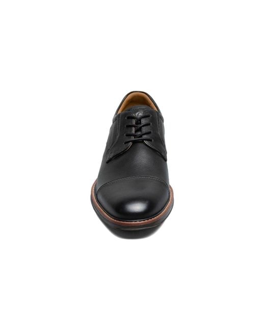 Florsheim Black Traveler Cap Toe Oxford for men