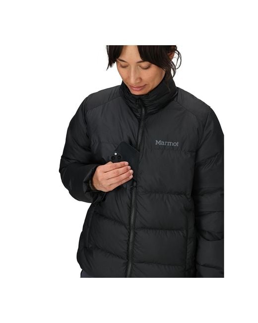 Marmot Black Guides Down Puffer Jacket