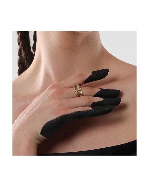 SOH Metallic The Baroque Statement Ring