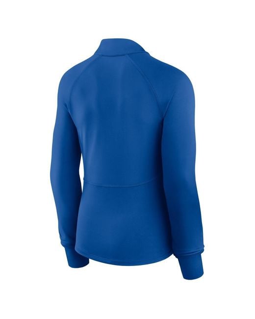 Fanatics Blue Buffalo Bills Elements Quarter-zip Jacket