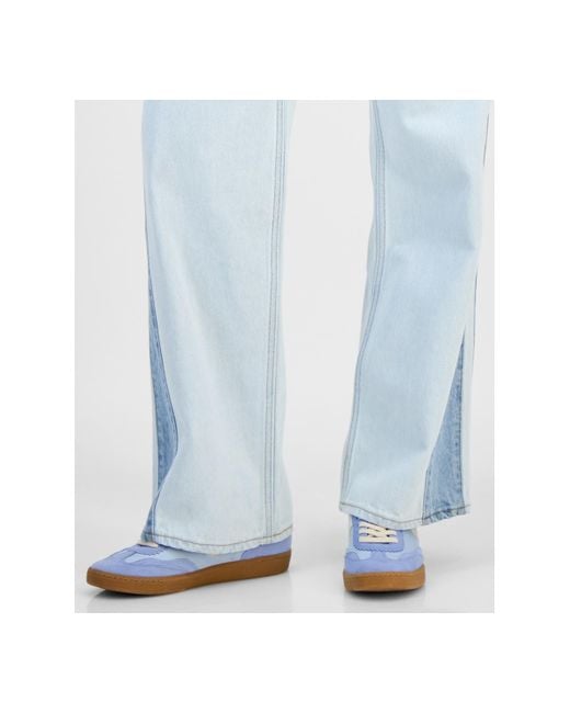 Levi's Blue Superlow Straight-leg Loose Jeans