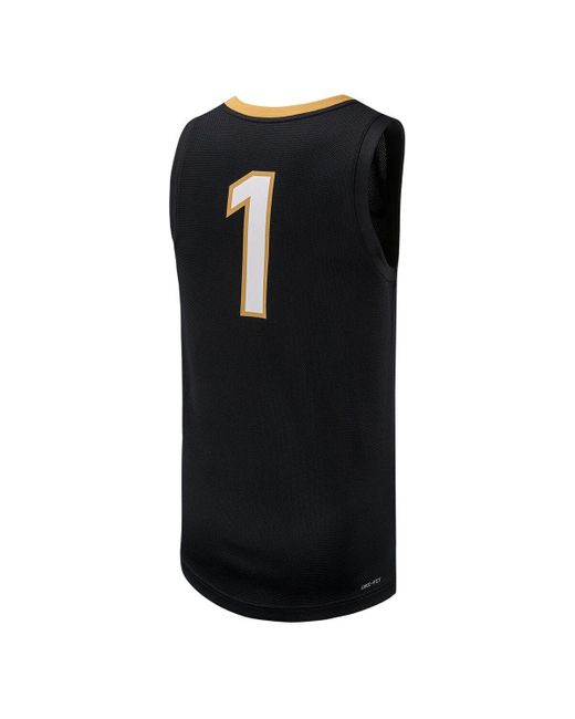 Nike Black 1 Vanderbilt Commodores Replica Basketball Jersey for men