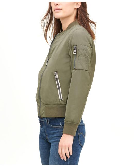 levi's green bomber jacket