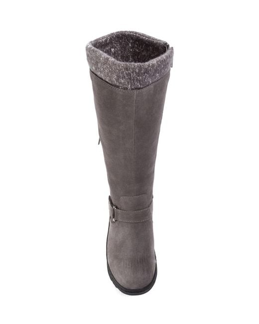 BareTraps Brown Adele Water Resistant Knee High Boots