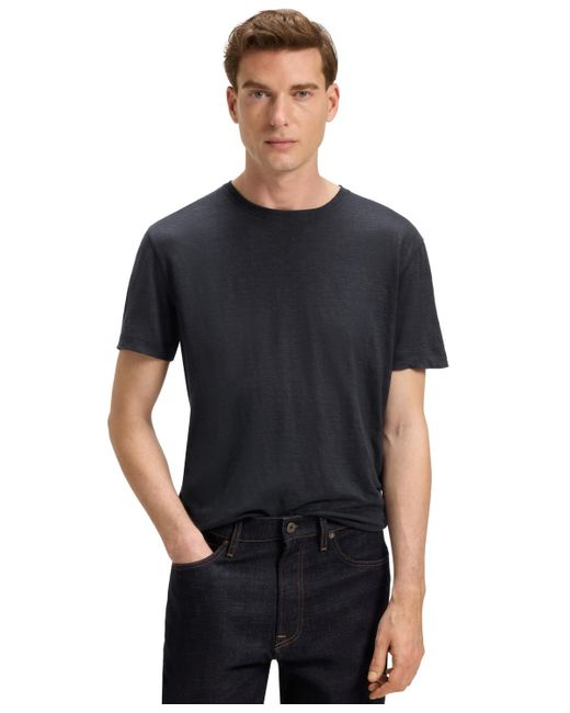 Boss Black Beckham X Boss Soft Linen Regular-fit T-shirt for men