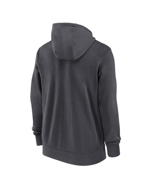 Nike Gray Kansas City Chiefs Primetime Club Full-zip Hoodie for men