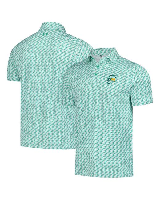 Under Armour Blue 2025 Wm Phoenix Open Drive Clubhouse Grid Polo Shirt for men