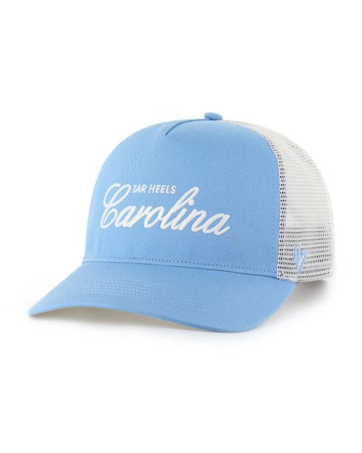 '47 Blue And North Carolina Tar Heels Contemporary Basics Foundation Trucker Hitch Adjustable Hat