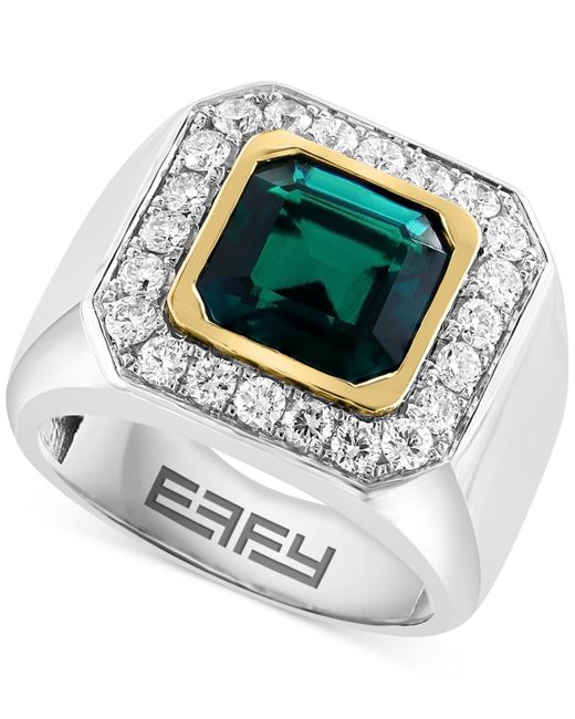 Effy Metallic Effy Lab Grown Emerald (2-7/8 Ct. T.w. for men