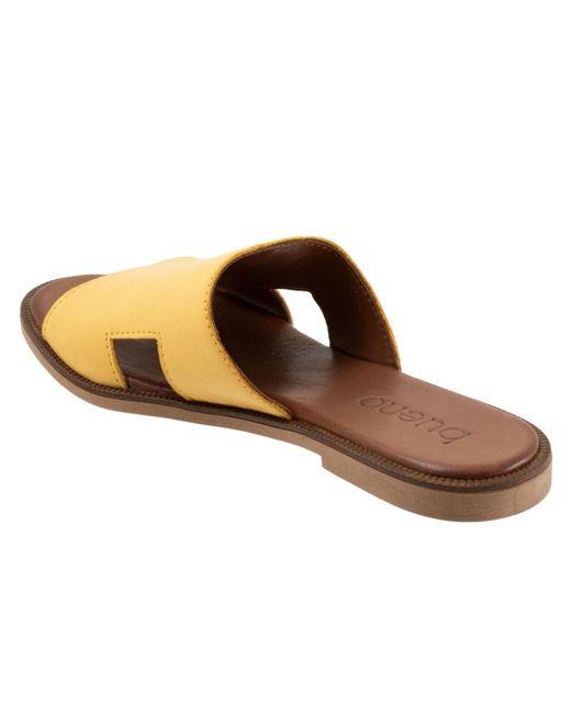 BUENO Yellow Hendrix Sandal