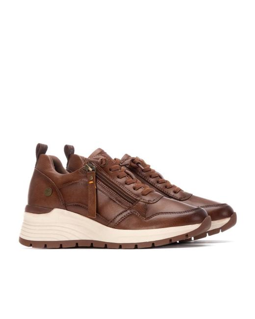 Xti Brown Casual Sneakers Refresh Collection By
