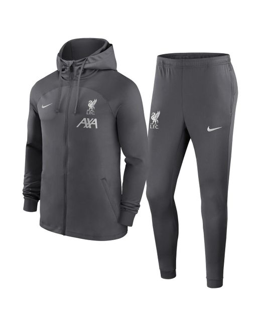 Nike Gray Liverpool 2024/25 Strike Performance Track Suit for men