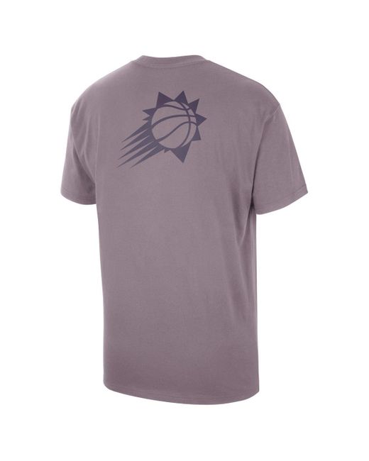 Nike Purple Phoenix Suns Statement Edition Jumpman Flight Heavyweight T-shirt for men