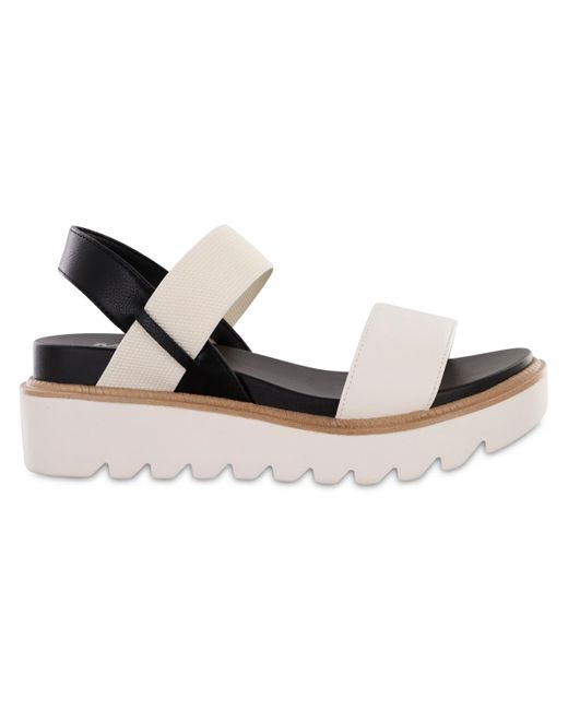 MIA Black Jene Platform Sandals