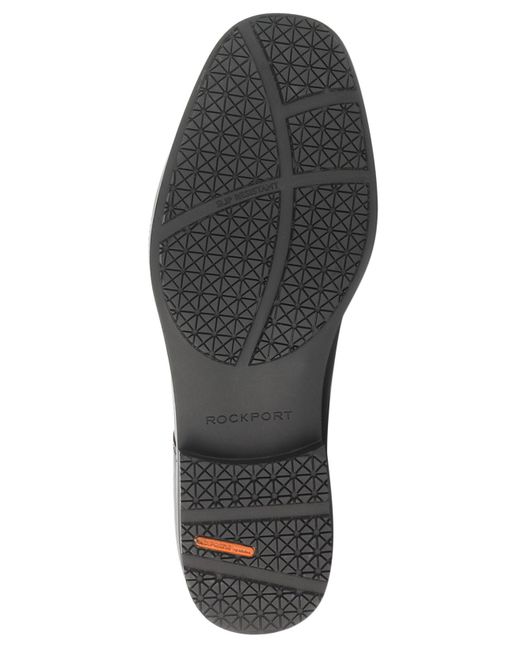 rockport men's essential details waterproof apron toe oxford