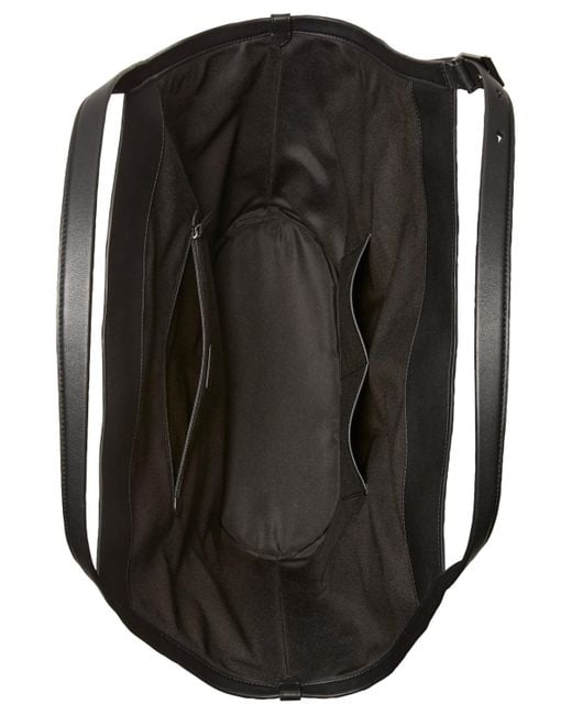 Kate Spade Black Deco Extra Large Suede Tulip Tote Bag