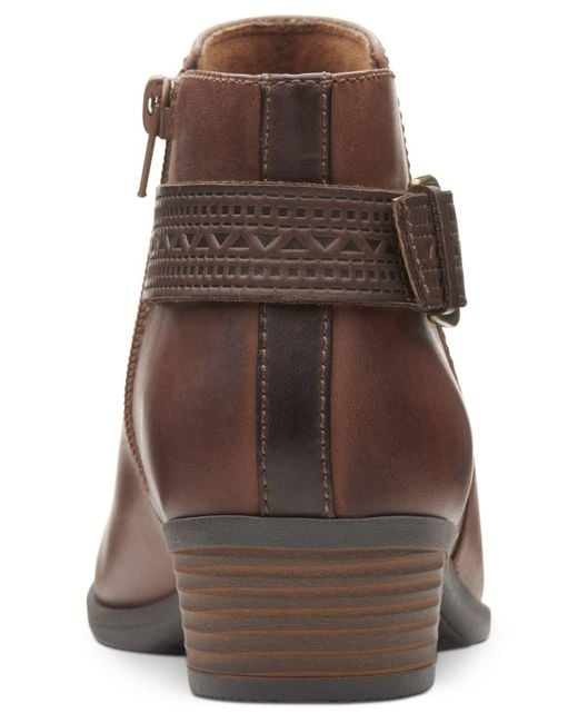 clarks addiy kara leather ankle boot