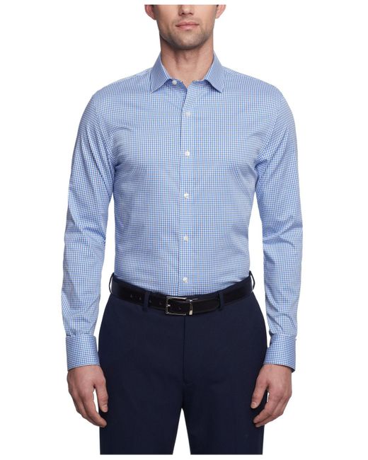 Tommy Hilfiger Th Flex Slim Fit Wrinkle Free Stretch Twill Dress Shirt