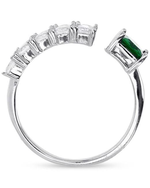 Macy's Green Cubic Zirconia Baguette Ring (2.31 Ct. T.w.