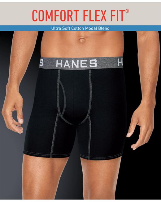 hanes boxer briefs long