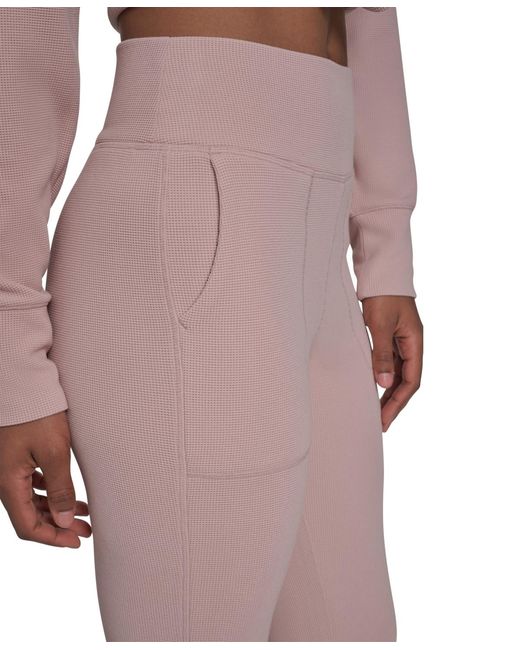 Calvin Klein Pink Flare-leg High-waist Pants
