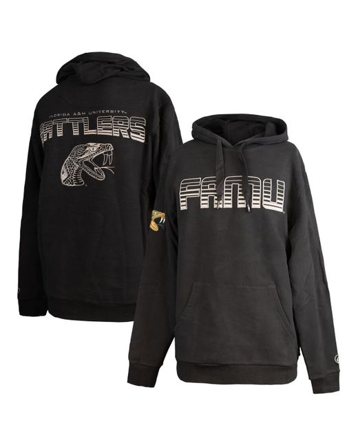 FISLL Black Men"s Florida A M Rattlers Puff Print Sliced Pullover Hoodie for men