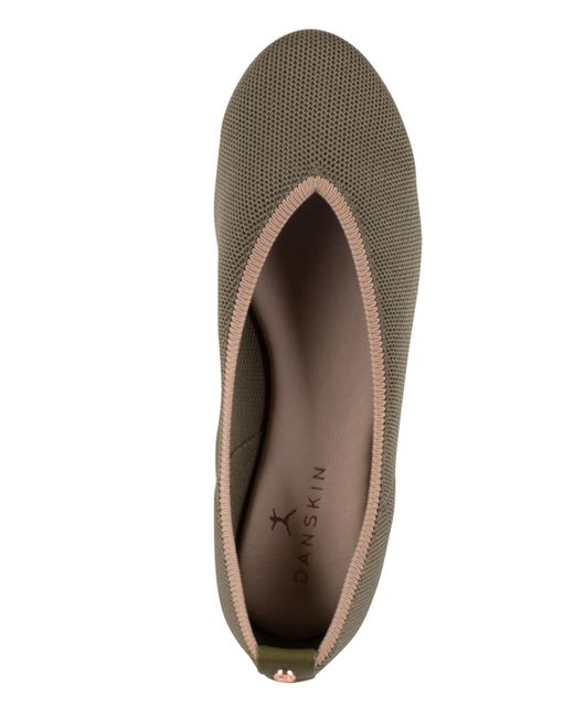 Danskin Metallic Soulful Slip On Flats