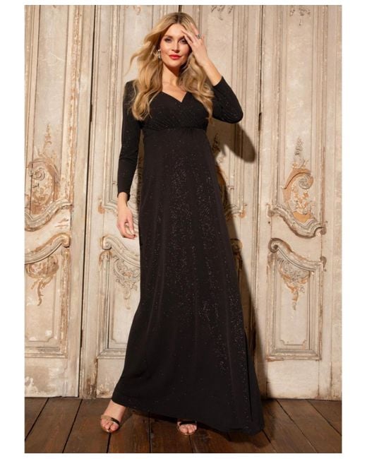 Tiffany Rose Maternity Black Maternity Tiffany Rose Isabella Gown Long