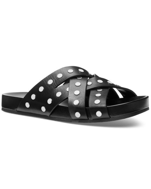 Michael Kors Black Michael Irene Studded Sandals