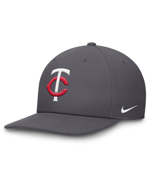 Nike Gray Minnesota Twins Pro Performance Snapback Hat for men
