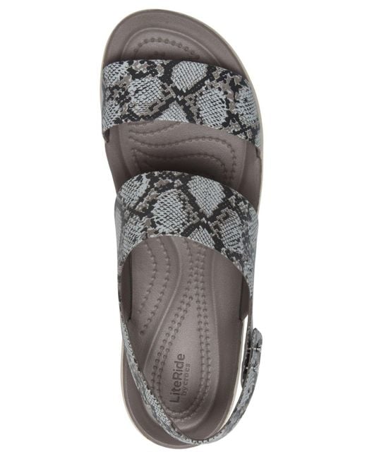 women's crocs brooklyn low wedge sandals