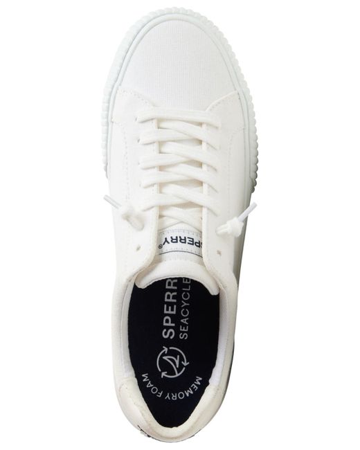 Sperry Top-Sider White Bermuda Ltt Lace-up Sneakers