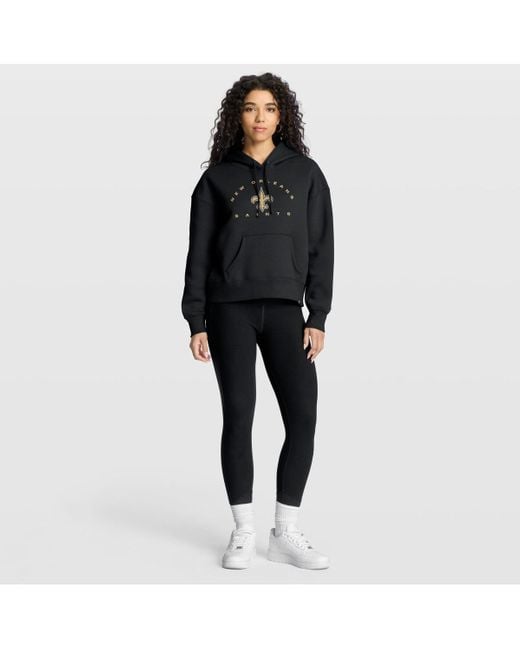Fanatics Black New Orleans Saints Eligible Receiver Legacy Pullover Hoodie