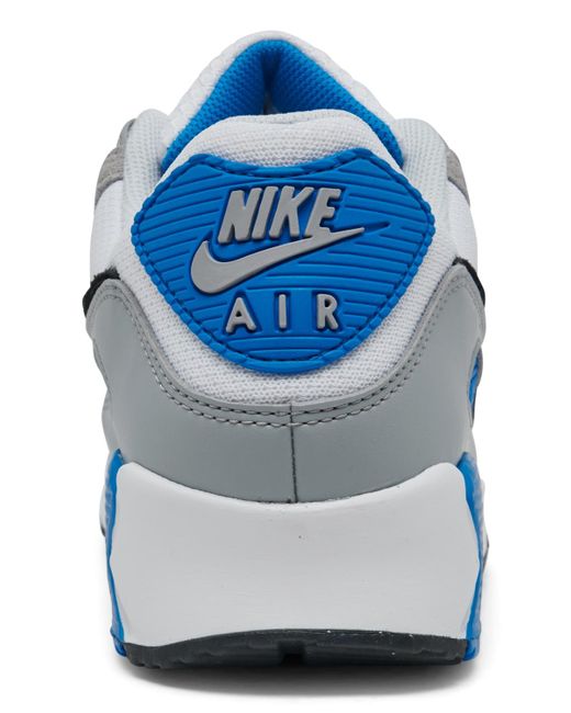 Nike Blue Air Max 90 Casual Sneakers From Finish Line for men