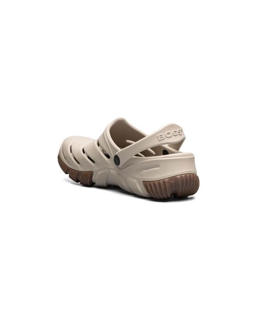 Bogs White Boga Spot Slide Sandal