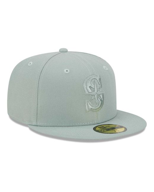 Seattle Mariners New Era Color Pack 59FIFTY Fitted Hat - Gray