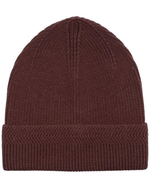Alfani Purple Fine Ribbed Beanie for men