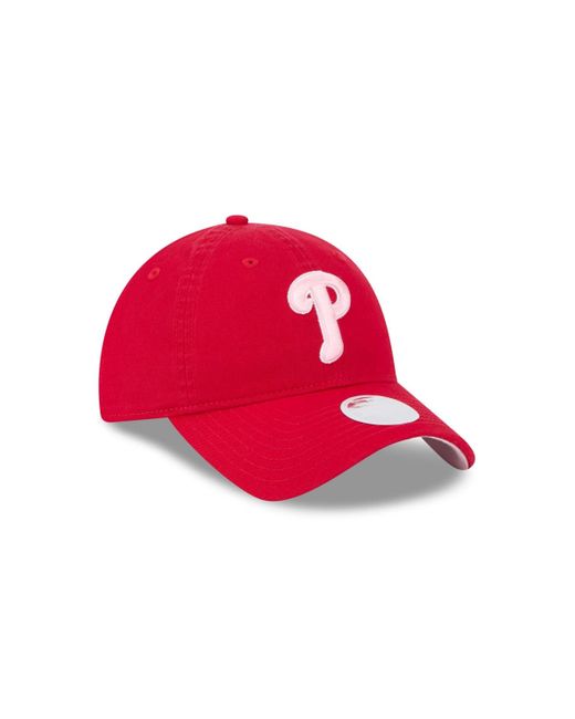 KTZ Red Philadelphia Phillies 2024 Mother's Day 9twenty Adjustable Hat
