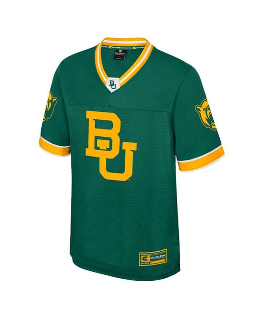 Colosseum Athletics Green Baylor Bears Nothing But The Hits Football Jersey for men